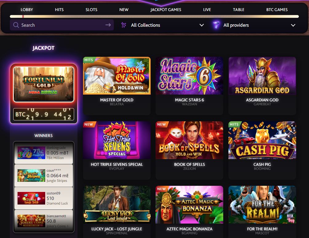bitcoin casino games